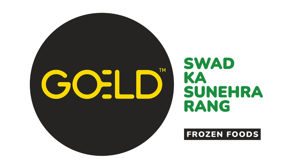 Goeld frozen food full logo with slogan