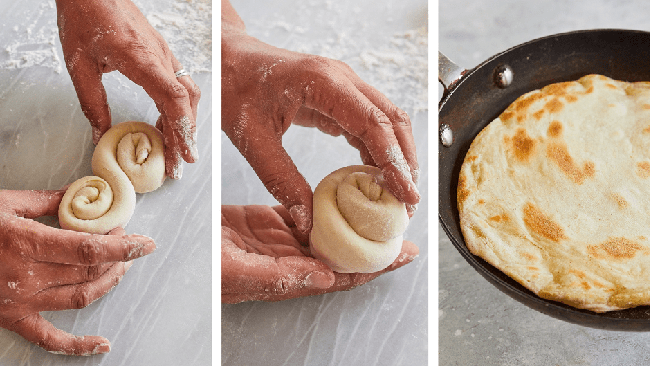 pic of Dough preparation for Malabar paratha