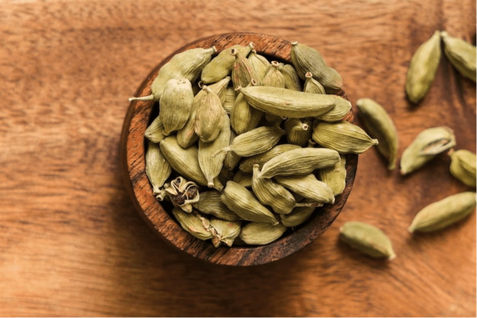 Bowl full of cardamom