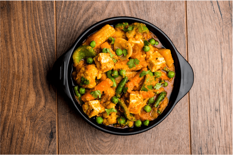 Matar Paneer Curry