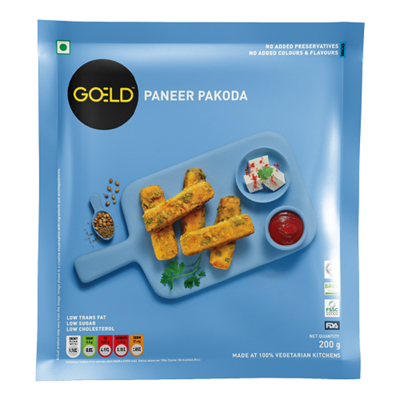 Goeld Paneer Pakoda Packshot